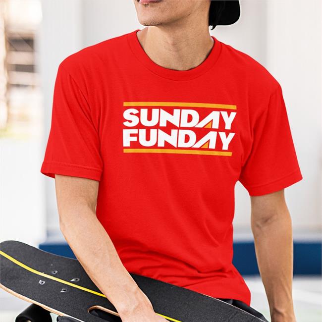 Sunday Funday Shirt Kansas City Chiefs Charlie Hustle Merch