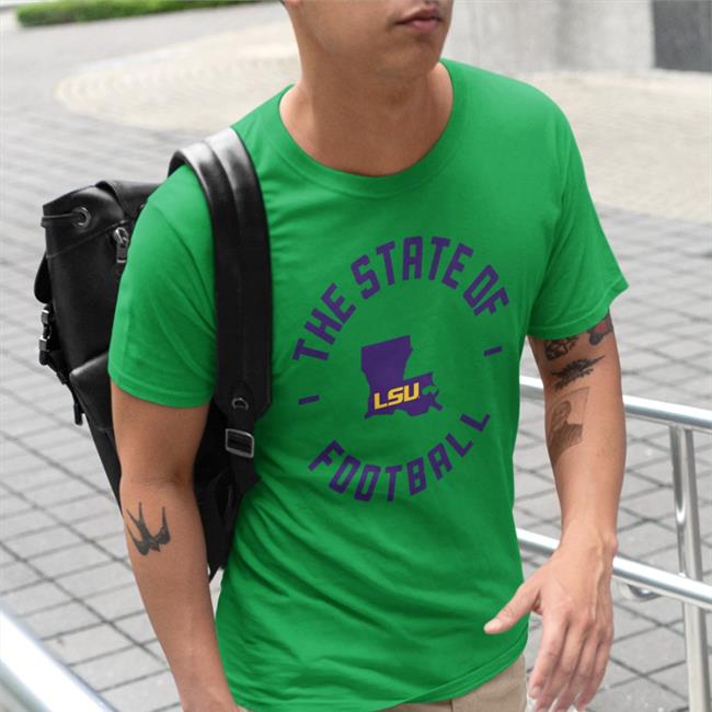 The State Of Lsu Football Hoodie