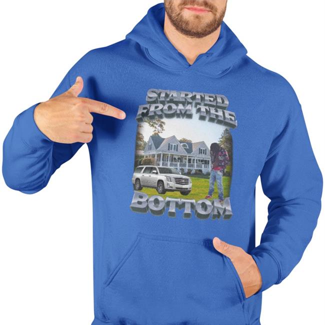 Swagstimulus.Com Started From The Bottom Hoodie Sweatshirt Swag Stim Ulus Merch