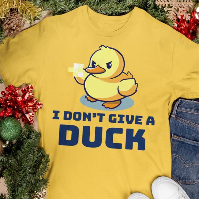 Teeturtle Merch I Don't Give A Duck Sweatshirt