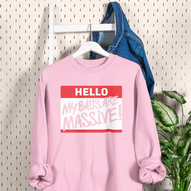Wwe Store The Miz Hello My Balls Are Massive Hoodie