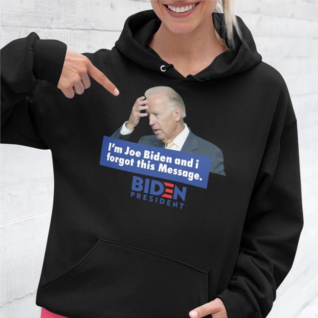 Luke Rudkowski I'm Joe Biden And I Forgot This Message Tee Shirt We Are Change Merch