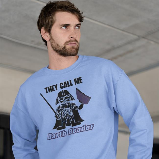Weird Thrift Store Shirts They Call Me Darth Reader Hoodie