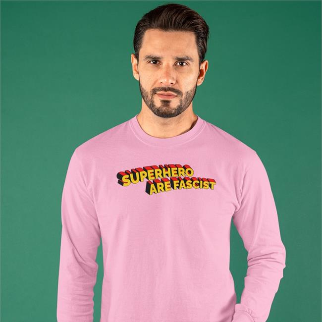 Thegoodshirts Merch Superhero Movies Are Fascist Tee Shirt Good Shirts