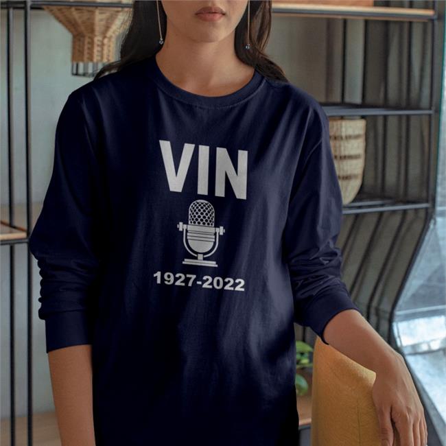 Vin Scully Microphone 1927-2022 Shirt Los Angeles Dodgers