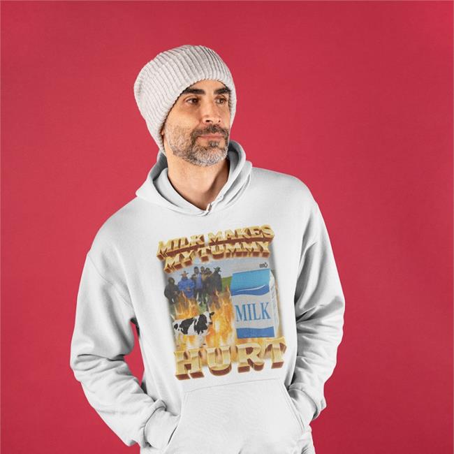 Swag Stimulus Merch Milk Makes My Tummy Hurt Shirt Black