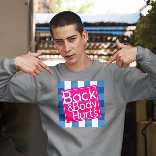 Dijtranada Wearing Black And Body Hurts Shirt