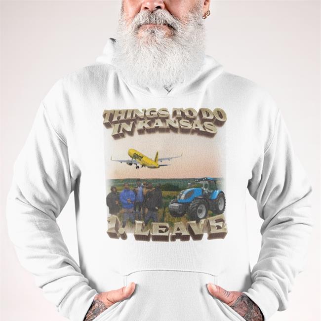 Swag Stim Ulus Merch Things To Do In Kansas 1.Leave Tee Shirts White