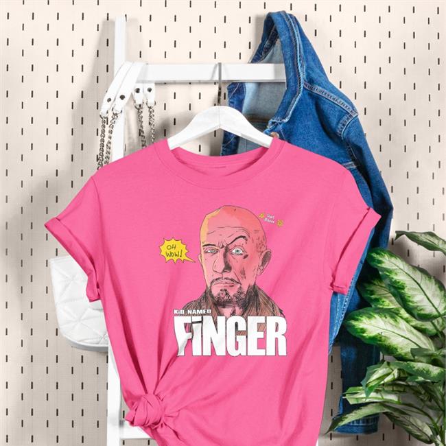 Luccainternational Store Kid Named Finger Shirt Black
