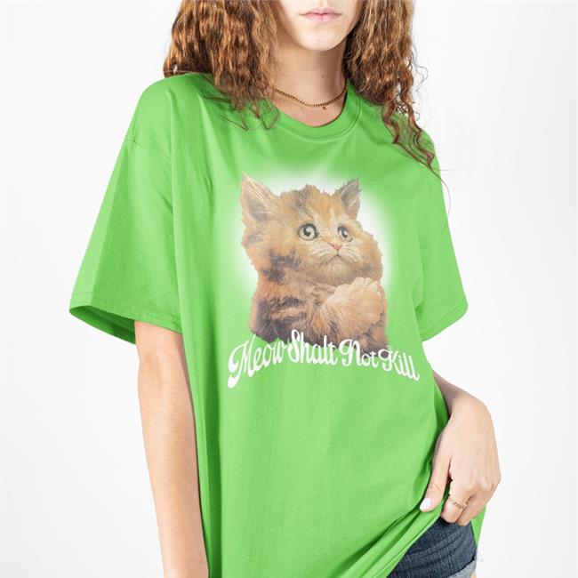 Shirts That Go Hard Meow Shalt Not Kill Hoodie