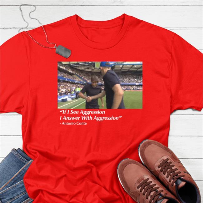 If I See Aggression T-Shirt Barstool Sports Store