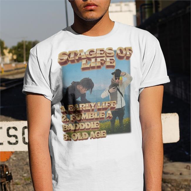 Stages Of Life 1. Early Life 2. Fumble A Badddie 3. Old Age Sweatshirt