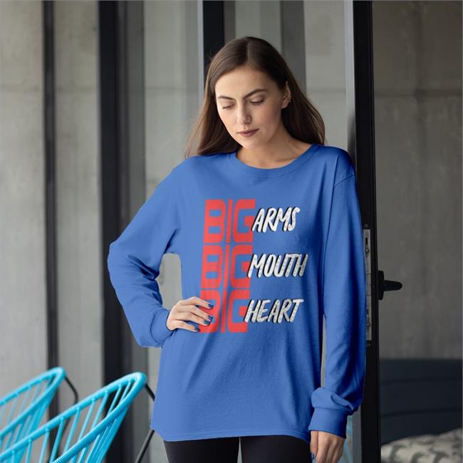 Jordynne Grace Merch Big Arms Big Mouth Big Heart T Shirt Jordynnegrace