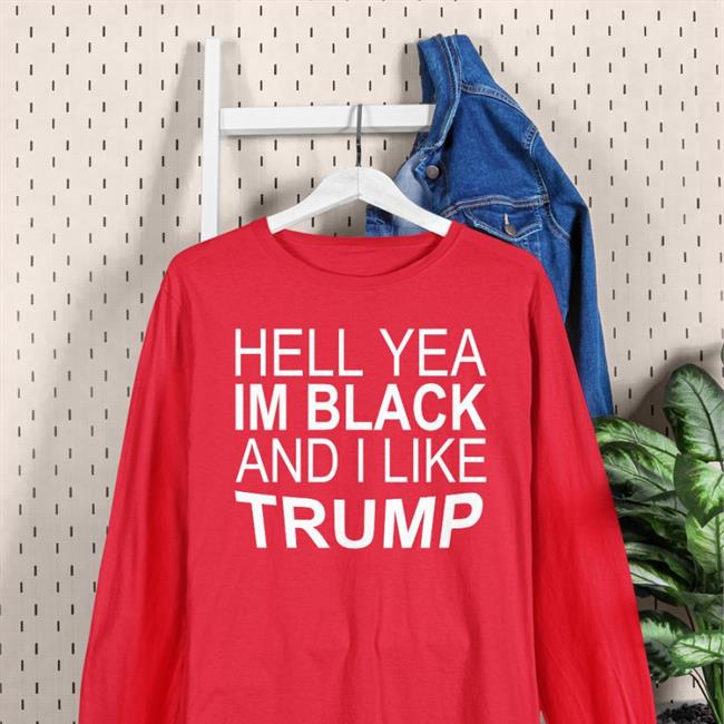 Zeek Arkham Hell Yeah, I’M Black And I Like Trump Shirt Maga Republicans