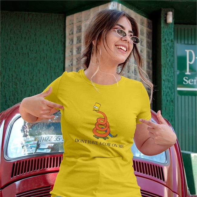 The Simpsons Don't Have A Cow On Me Hoodie
