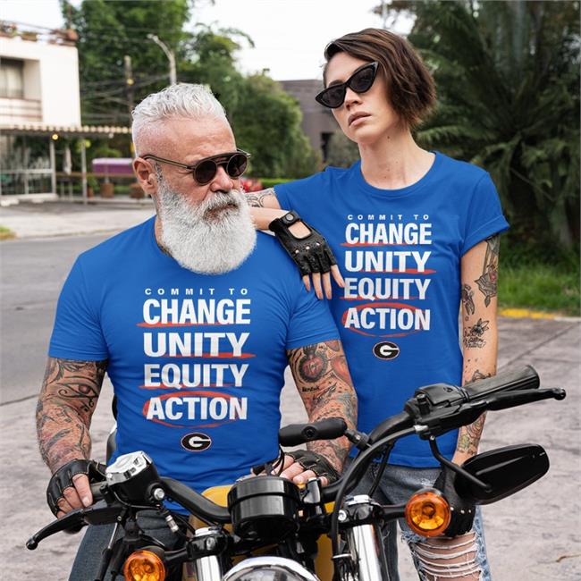 Marc Weiszer Commit To Change Unity Equity Action Shirt Georgia Dawgs
