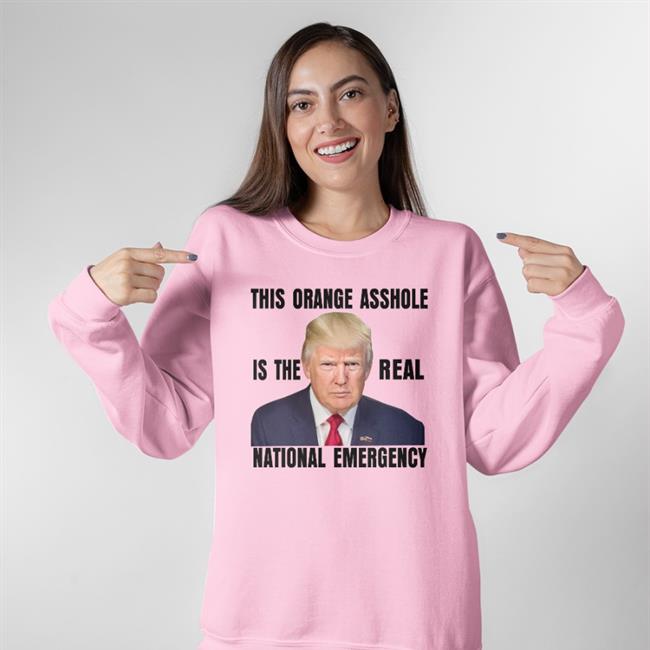 Domestic Platypus Shop This Orange Asshole Is The Real National Emergency Shirt