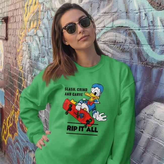 Splash Crind And Carve Rip It All Sweatshirt Poorly Translated Shirts