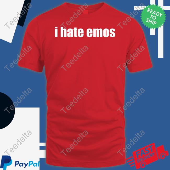 I Hate Emos Shirts HeartAttackMan I Hate Emos Tee Shirt