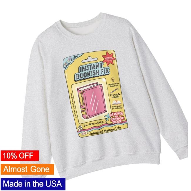 Monsterfuckersshop Merch Instant Bookish Fix Unisex Heavy Blend™ Sweatshirt