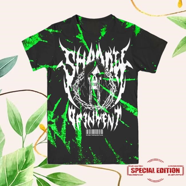Indiemerchstore Shadow Of Intent Black Flag Dye T-Shirt