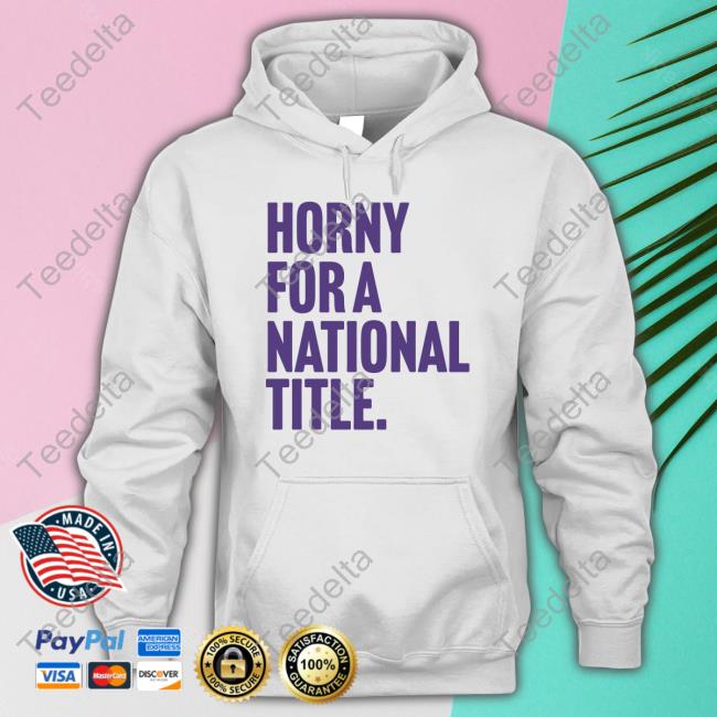 Smh00777 Horny For A National Title T-Shirt