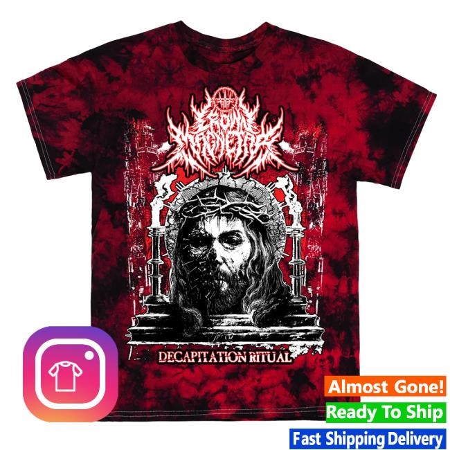 Official Indiemerchstore Store Merch Crown Magnetar Decapitation Ritual Tie Dye Hoodie