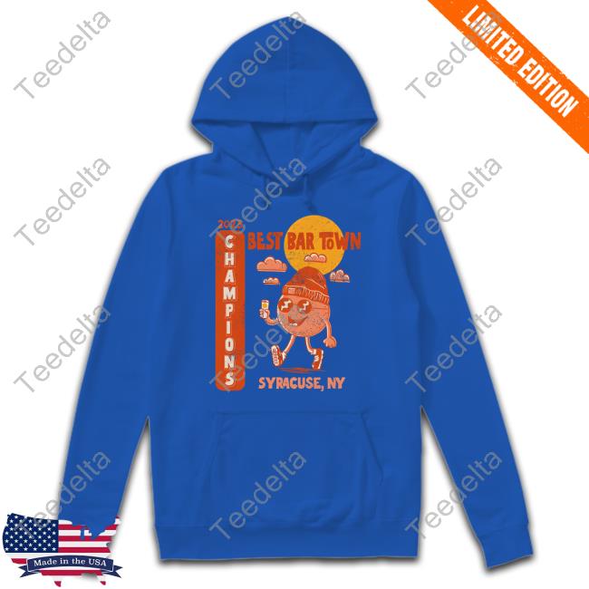 Official Barstool Sports Store Best Bar Town Champion Syracuse Ny Shirt