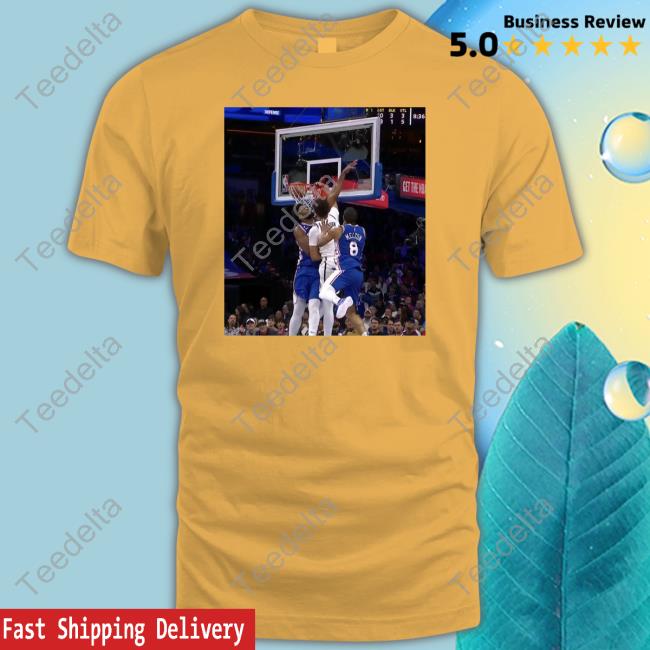 Sportscenter Cam Johnson Put Embiid On A Poster Shirt, T Shirt, Hoodie, Sweater, Long Sleeve T-Shirt And Tank Top