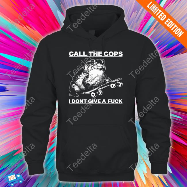 Frog Call The Cops I Dont Give A Fuck Tank Top