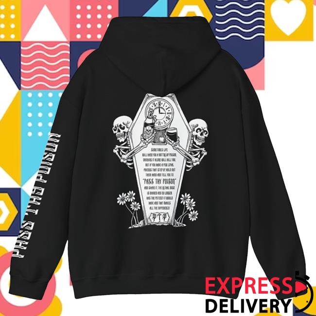 Passthypoison Merch Store Pass The Poison Coffin T-Shirt Official Passthypoison Merch Store Pass The Poison Coffin Sweatshirt