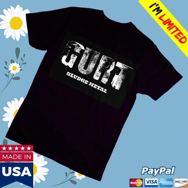 Official Gurt Merch Sludge Metal Logo Zip Hoodie