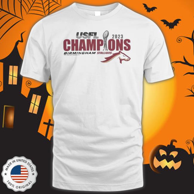 Official Usfl 2023 Birmingham Stallions Champions shirt Official Usfl 2023 Birmingham Stallions Champions Shirt