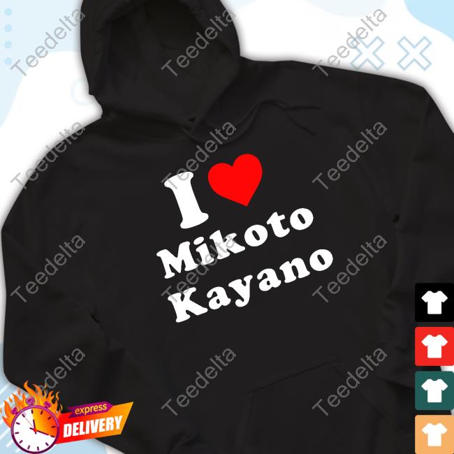 Midokoto I Heart Mikoto Kayano Tee Shirts
