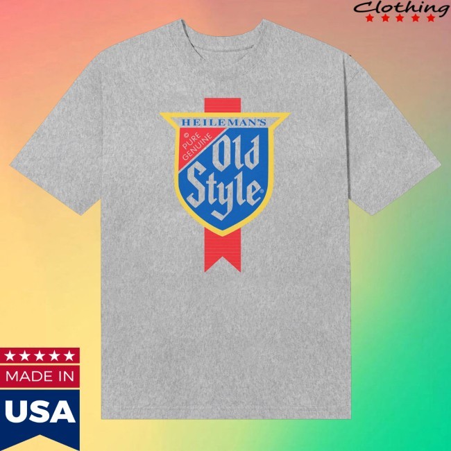 Old Style Beer Merch Vintage Shield Tee Shirt