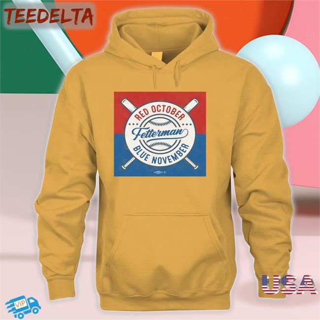 Johnfetterman Red October Blue November Sweatshirt
