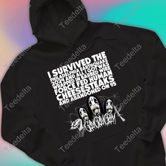 Grimgrimgrim Merch I Survived The Philadelphia Earthquake 2024 Shirts
