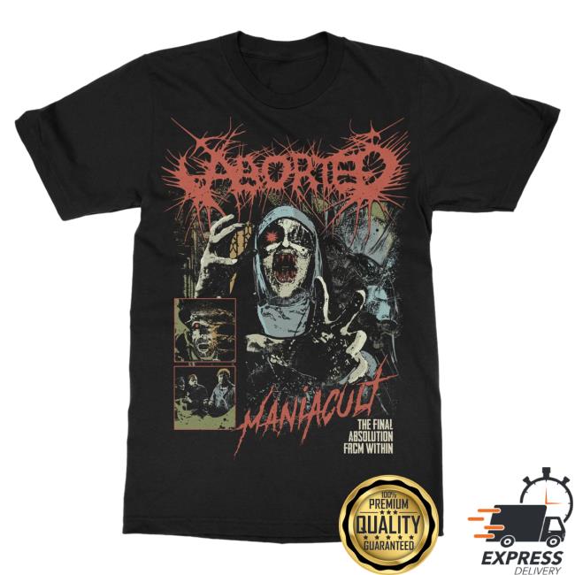 Official Indie Merch Store Shop Aborted "Chaos And Carnage Tour" New Shirt IndieMerchStore