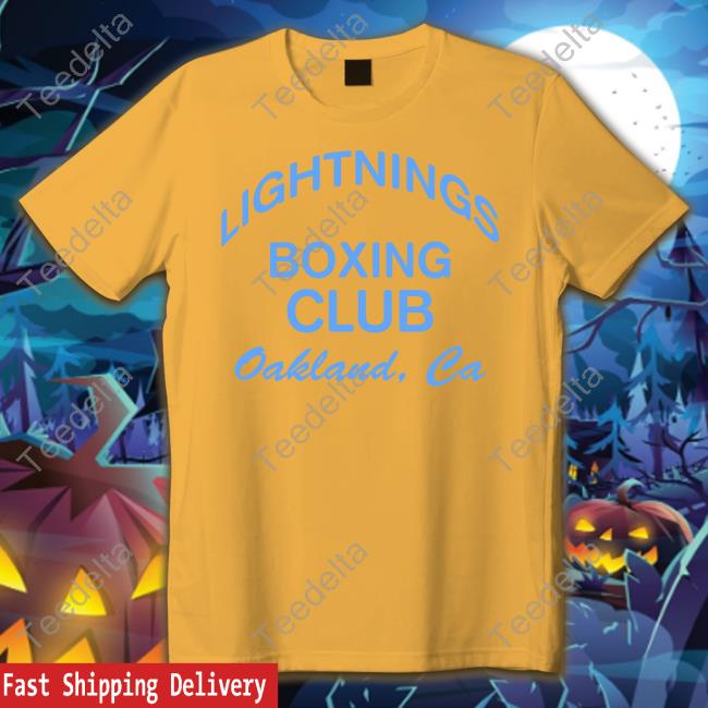 Lightning's Boxing Club Oakland Ca Shirt