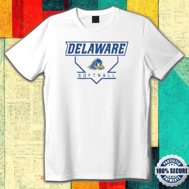 Official Delaware Blue Hens Homeplate Softball shirt, hoodie, tank top, sweater and long sleeve t-shirt