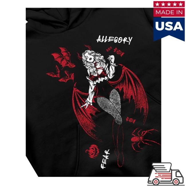 Allegory Clo Merch Lunar Waifu Hoodie Sweatshirt