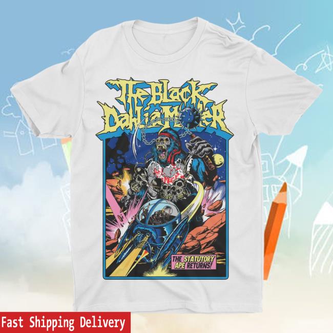 Official Night Shift Merch Indie Merch Store The Black Dahlia Murder - The Statutory Ape Returns T Shirt White NightShiftMerch IndieMerchStore