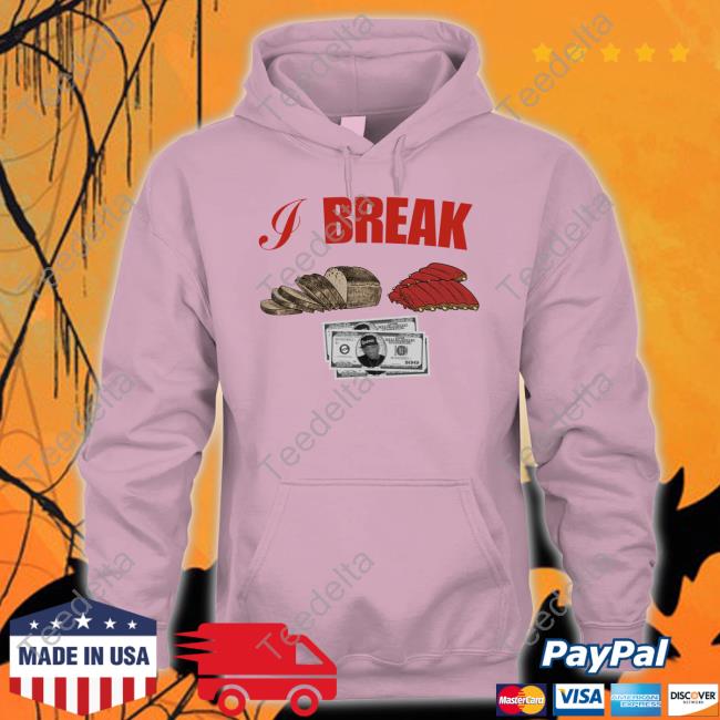 I Break Bread Ribs Hundred Dollar Bills Hoodie Prodigy Of Mobb Deep