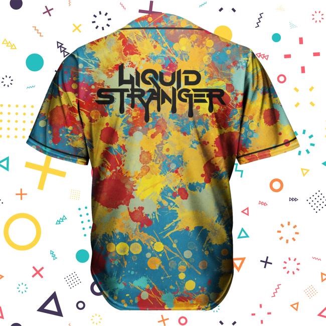 Rave Jersey Merch Wakana X Liquid Stranger Splash Jersey Tee Shirt