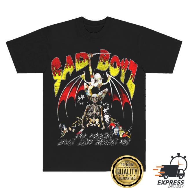 Trending Sad Boyz Merch Store Shop Empty Inside Long Sleeve T Shirt Black