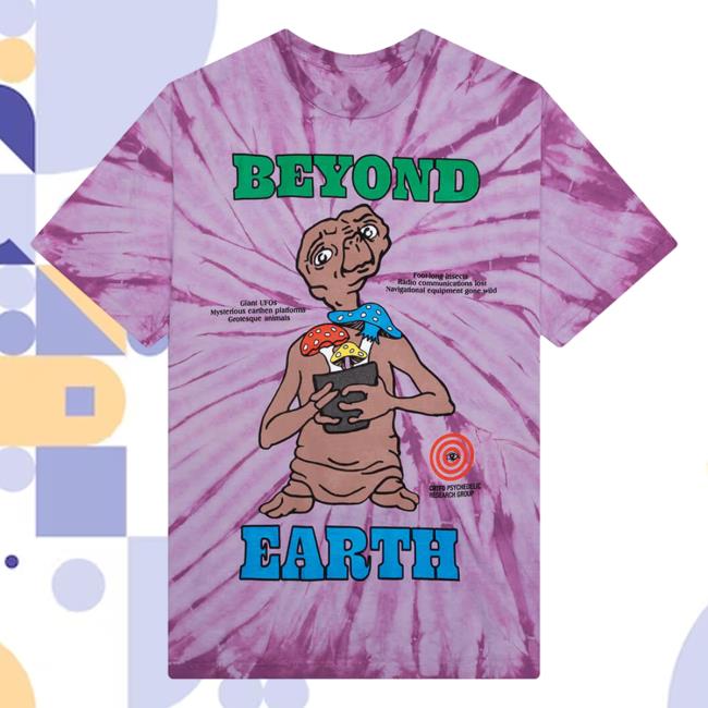 Official Feature Merch Store Shop Crtfd Beyond Earth Popover Shirt - Botanical Tie Dye Purple Feature Apparel Clothing