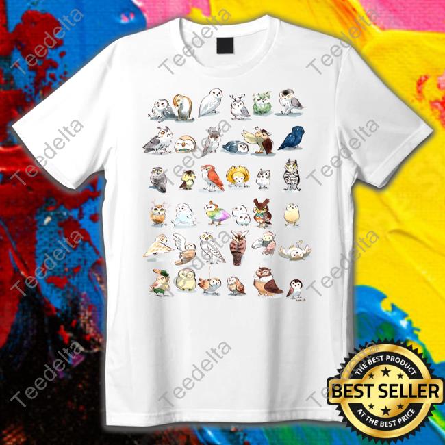 37 Cute Owls Kness Shop Tee