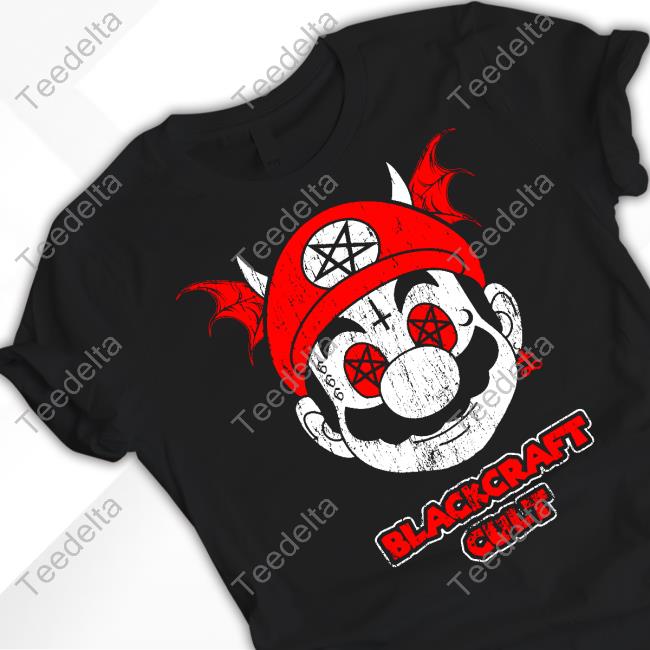 Blackcraft It's A Me Satan Mario Shirts