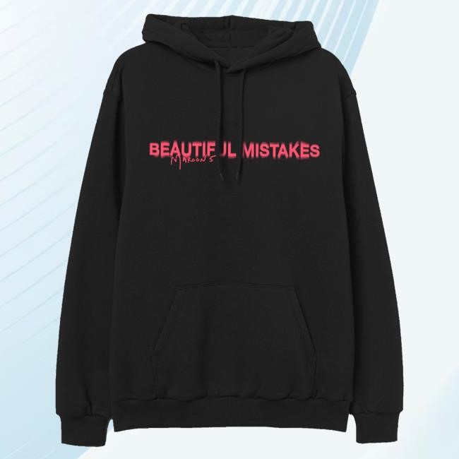 Official Maroon 5 Store Beautiful Mistakes Black T-Shirt