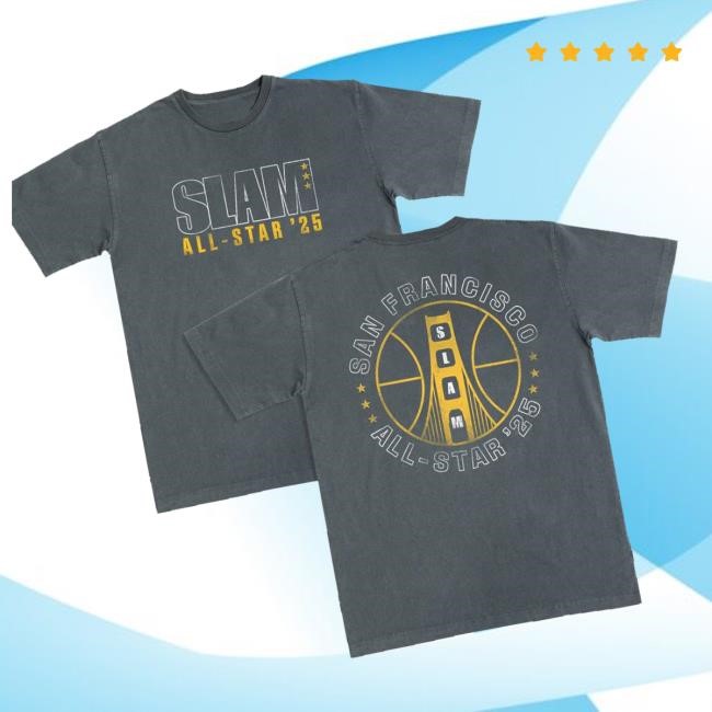 Slamgoods Merch Store Slam San Francisco All-Star Heavy Tee Shirt